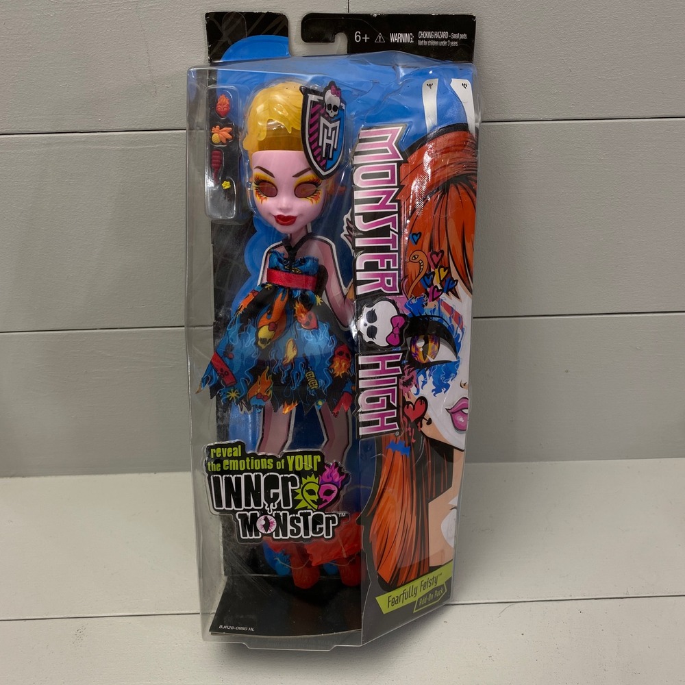 Monster High Inner Monster Fearfully Feisty Add-On Pack Mattel NIB 2014 Toy